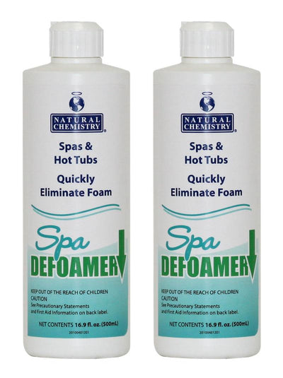 2 Natural Chemistry 04012 Flip Top Spa Hot Tub Water Quick Defoamer - 16 oz Each