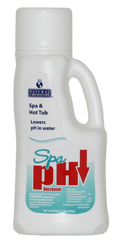 4) Natural Chemistry 04103 Hot Tub Spa Chemical pH Down Decreaser - 2 lb Each