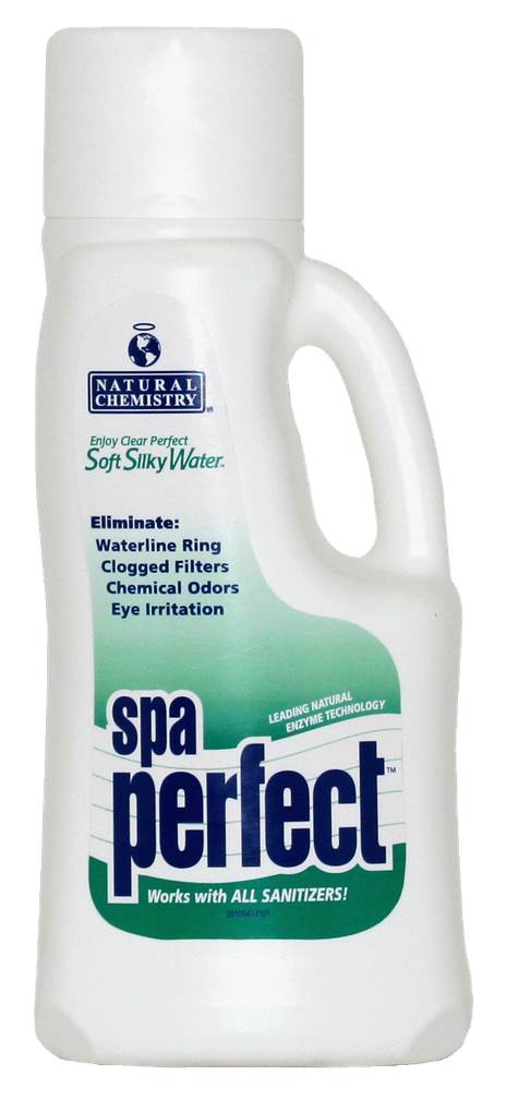 4) Natural Chemistry 04131 Tub Spa Perfect Water Maintenance Sanitizer - 1L Each