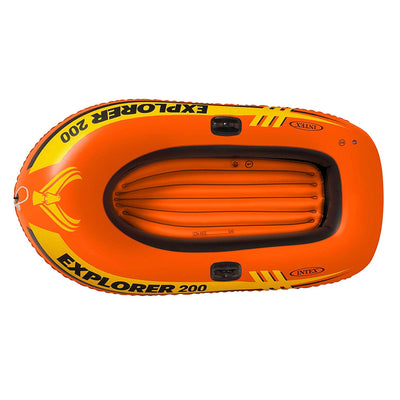 Intex American Flag 2 Person Tube with Cooler and 2 Person Youth Inflatable Raft