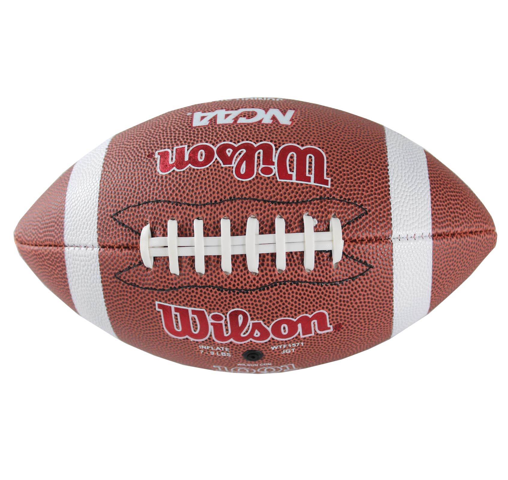 WILSON NCAA Red Zone Official Size Composite Leather Game Football (Open Box)
