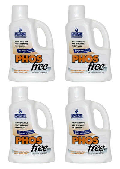 4 Natural Chemistry 05121 Swimming Pool Spa PHOSfree Phosphate Remover - 3L Each