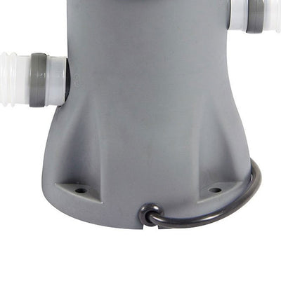 Bestway 7.2ft x 4.9ft x 17in Rectangular Above Ground Pool and Filter Pump