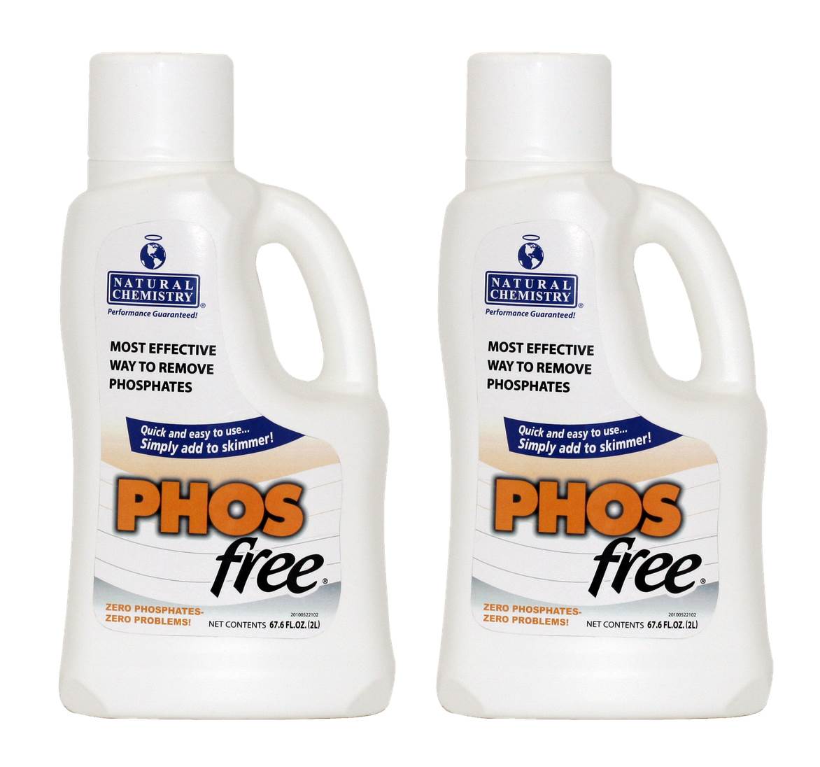2 Natural Chemistry 05221 Spa Swimming Pool PHOSfree Phosphate Remover - 2L Each