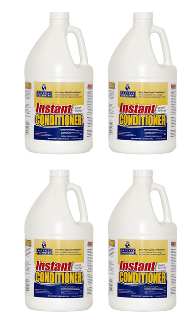4) Natural Chemistry 07401 Spa Swimming Pool Conditioner Stabilizer - 1 Gal Each - VMInnovations
