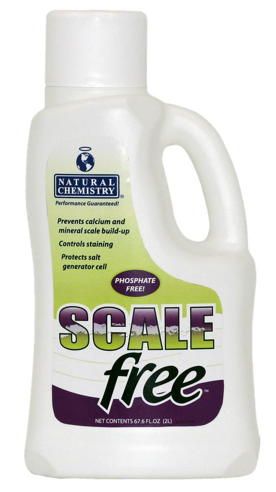 6 Natural Chemistry 07511 Spa Swimming Pool SCALEfree Mineral Stain Prevent - 2L