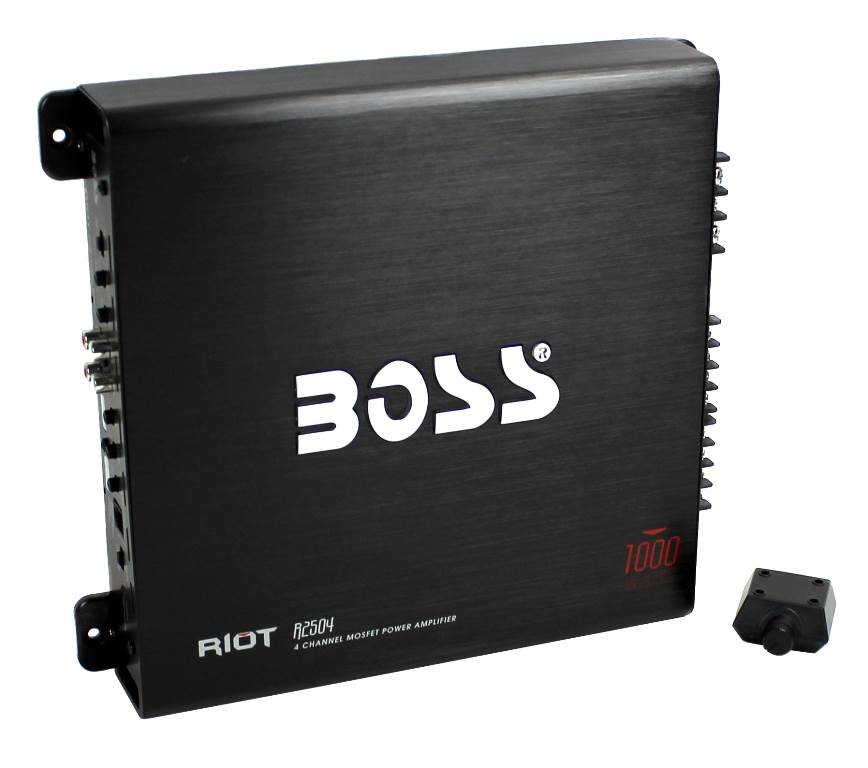 2) Boss CH6530 6.5" 250W + 2) 6x9" 350W 3-Way Car Speakers +1000W 4-Ch Amplifier