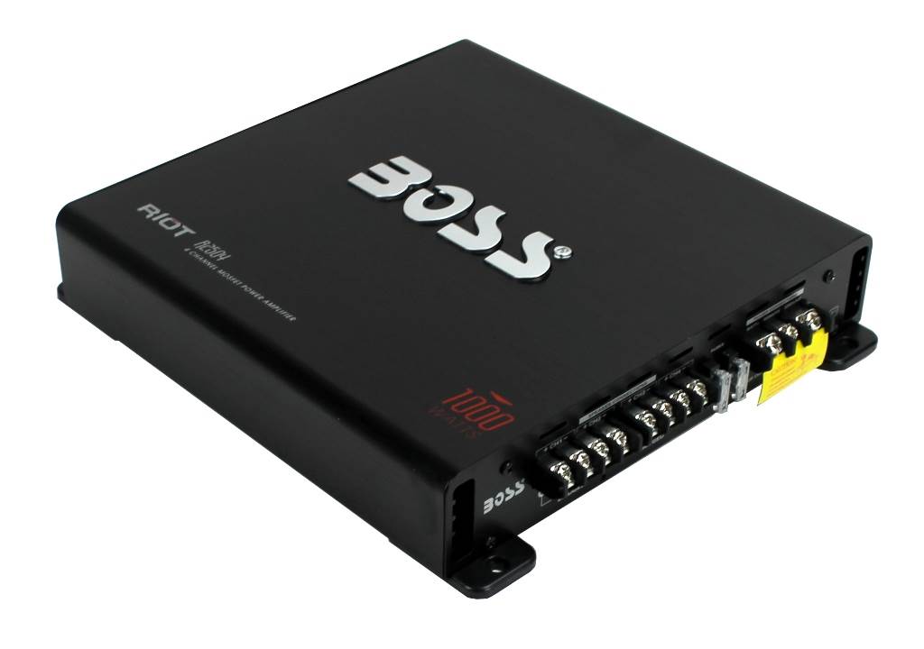 2) Boss CH6530 6.5" 250W + 2) 6x9" 350W 3-Way Car Speakers +1000W 4-Ch Amplifier