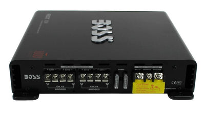 2) Boss CH6530 6.5" 250W + 2) 6x9" 350W 3-Way Car Speakers +1000W 4-Ch Amplifier