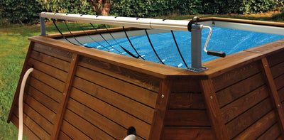 Kokido Vali Aluminum Swimming Pool Cover Reel & Tube (Up to 24.5ft) (Open Box)