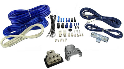 ROCKFORD FOSGATE RFD4 0/1/4-Gauge Car Distribution Blocks 1-In 3-Out+Amp Kit