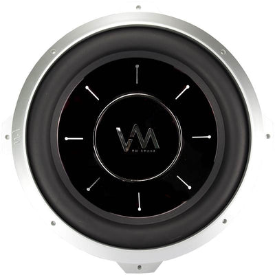 2 VM Audio SRW15 15" 2400W Car Subwoofers DVC 4 Ohm + EXA2400.2 Amp + Wiring Kit