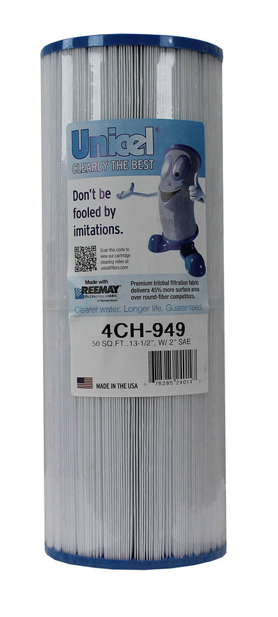 Unicel 4CH-949 Replacement 50 SqFt Filter Cartridge for Spa, 210 Pleats (2 Pack)
