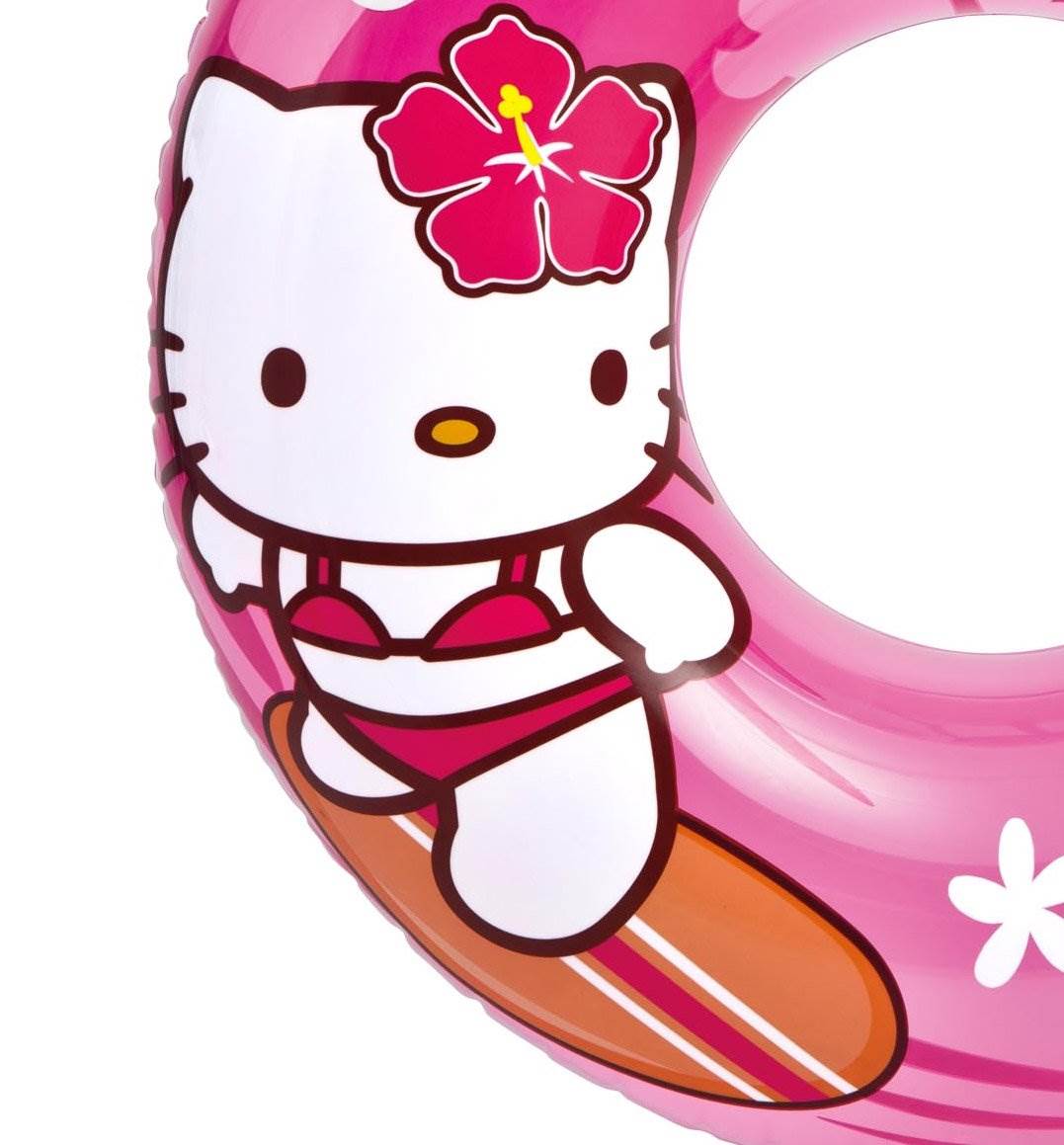 Intex Hello Kitty Inflatable Kids Floating Tube Pool Raft - Pink (Open Box)