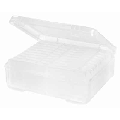 IRIS 5 x 7 Inch Large Photo Craft Keeper Storage Box Organizer, Clear (Open Box)