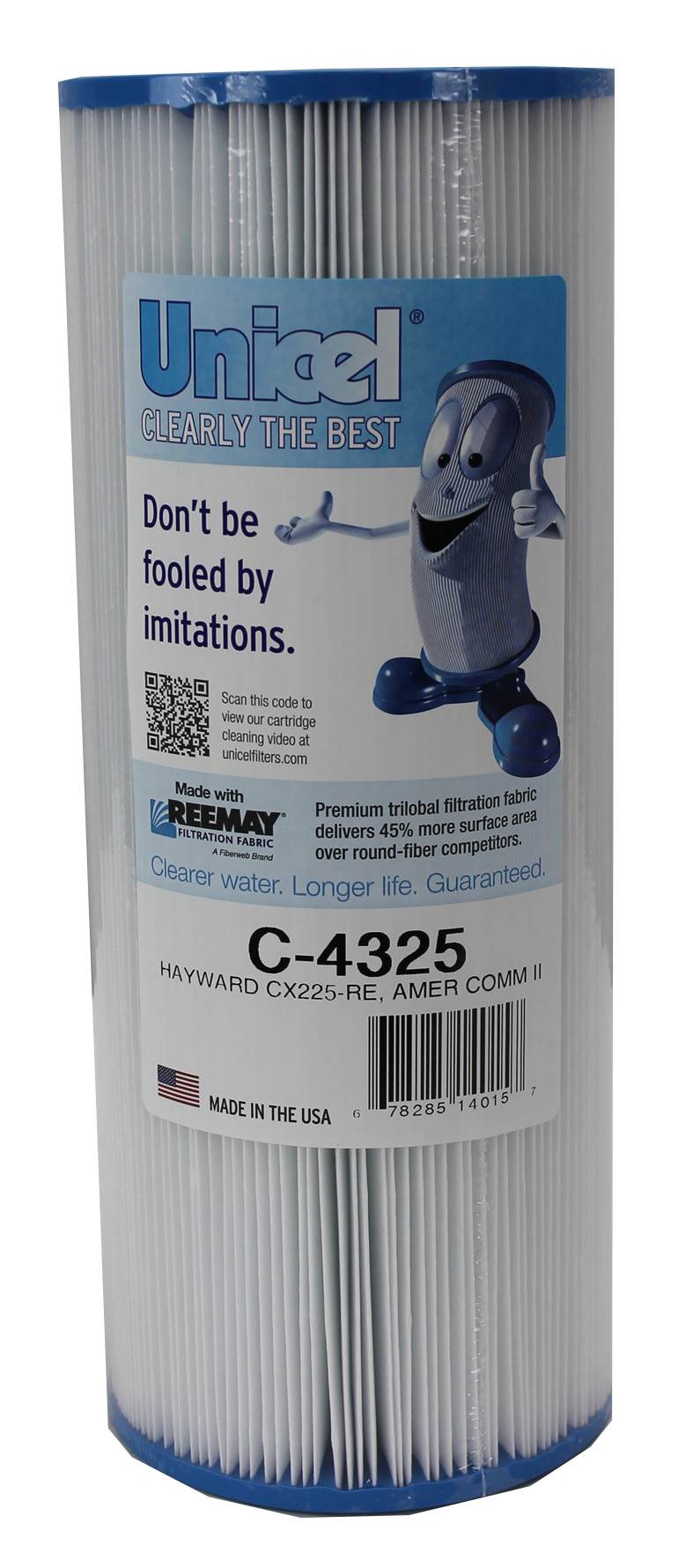 4) New Unicel C-4325 Spa Replacement Filter Cartridges 25 Sq Ft Hayward CX225RE