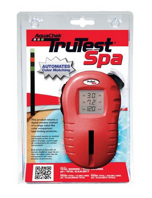 AquaChek 2510450 Hot Tub Spa Digital Testing Strip Reader 25 Strips - Open Box