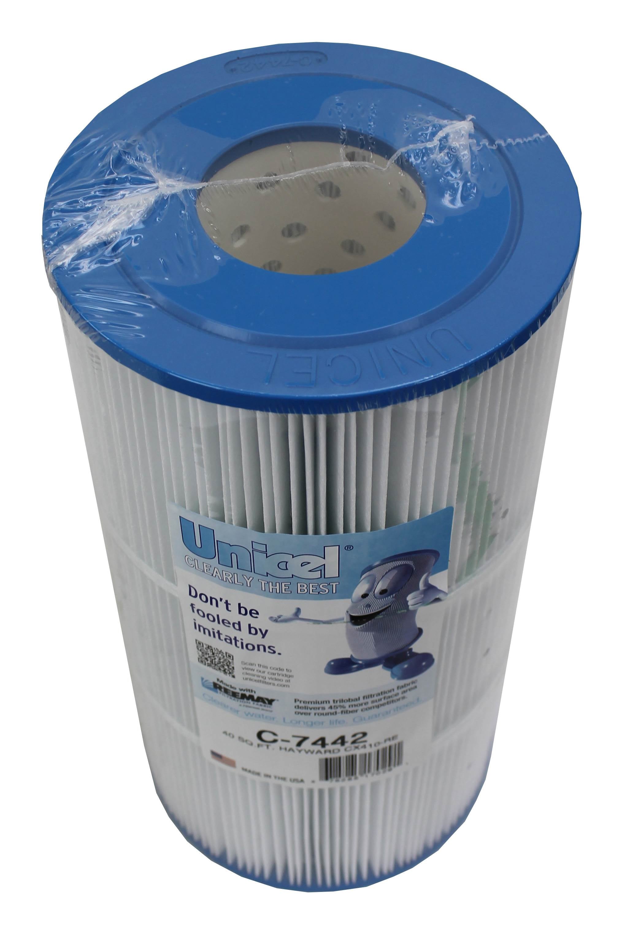 Unicel C-7442 Replacement 40 Sq Ft Pool Filter Cartridge, 120 Pleats (4 Pack)