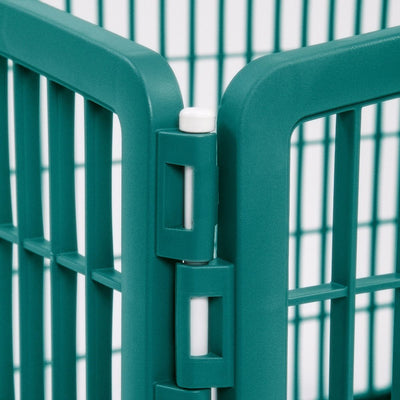 IRIS USA 4-Panel Pet Playpen, Everglade Green & 100 Count Dog Training Pads