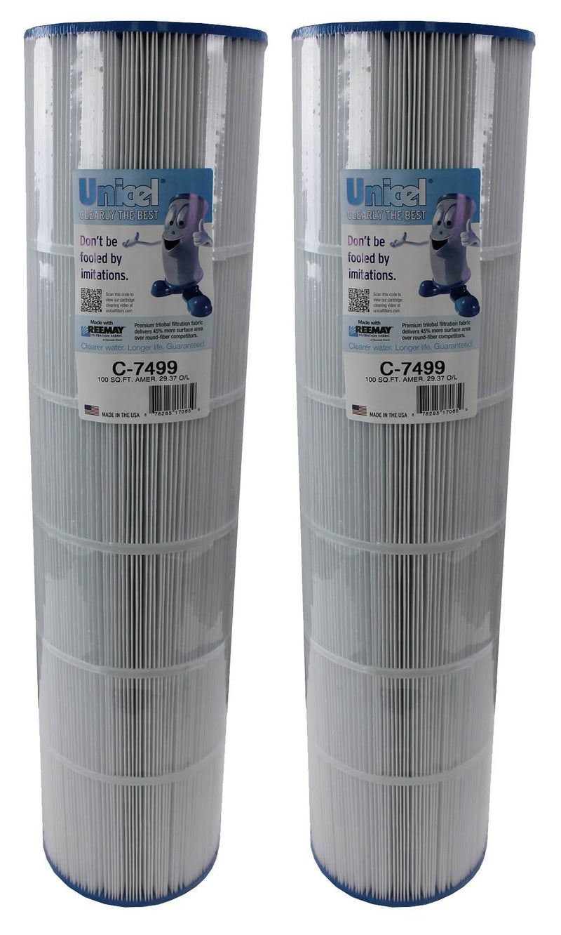 2) Unicel C-7499 Spa Replacement Cartridge Filters 100 Sq Ft American Premier