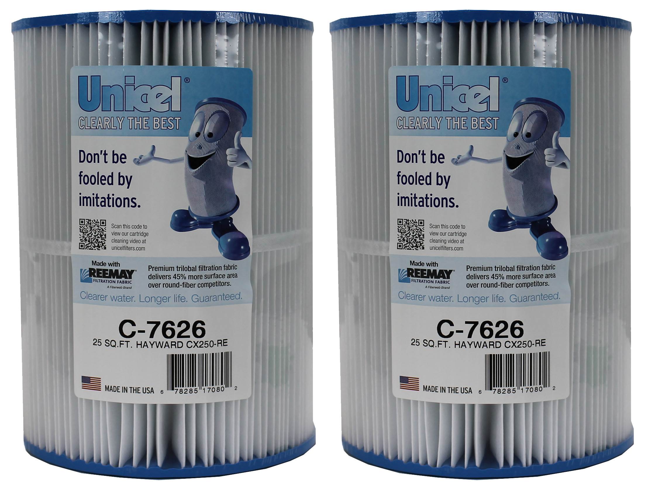 Unicel C-7626 Spa Pool Replacement Cartridge Filtert Hayward CX250RE (2 Pack)