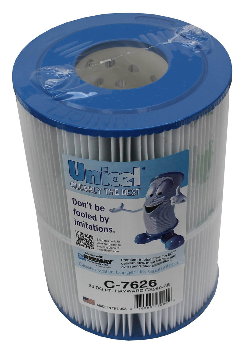 Unicel C-7626 Replacement 25 Sq Ft Pool Spa Filter Cartridge, 111 Pleats, 4 Pack