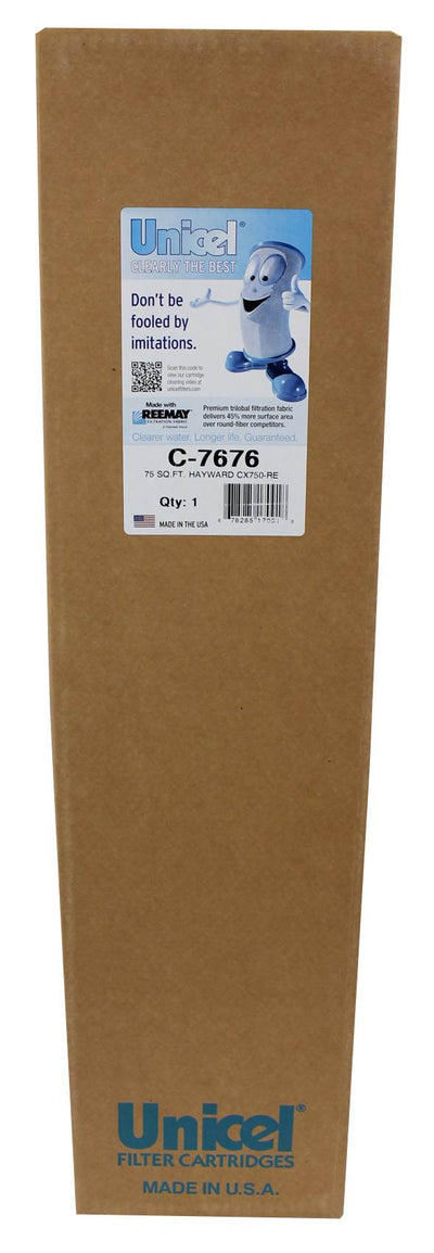 Unicel C-7676 Replacement 75 Sq Ft Pool Spa Filter Cartridge, 108 Pleats, 4 Pack