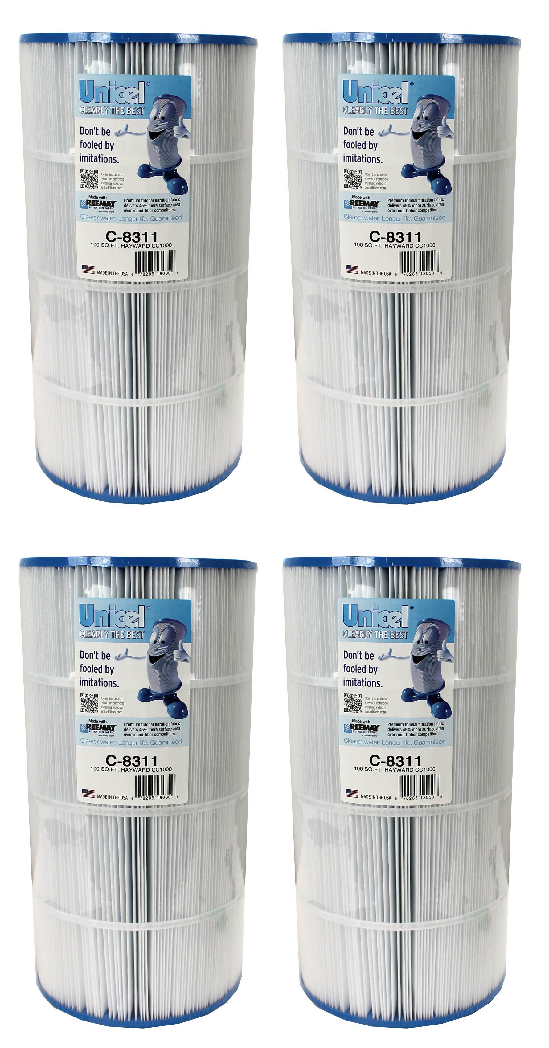 4) New Unicel C-8311 Spa Replacement Cartridge Filters 100 Sq Ft Hayward Xstream - VMInnovations