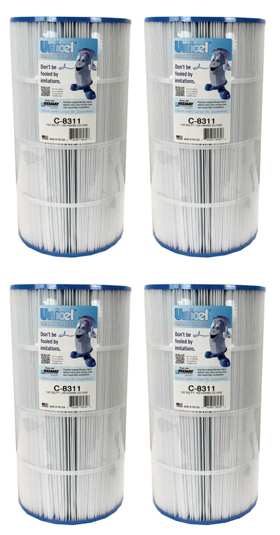 4) New Unicel C-8311 Spa Replacement Cartridge Filters 100 Sq Ft Hayward Xstream - VMInnovations
