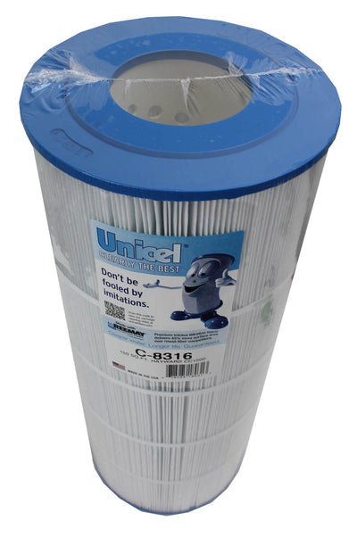 Unicel C-8316 Replacement 150 Sq Ft Pool Filter Cartridge, 215 Pleats, 4 Pack