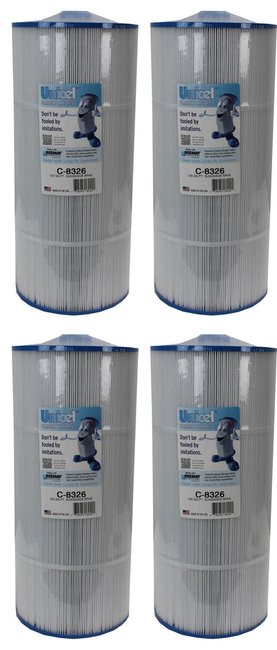 Unicel C-8326 Pool Replacement Cartridge Filter 125 Sq Ft Sundance Spas (4 Pack)
