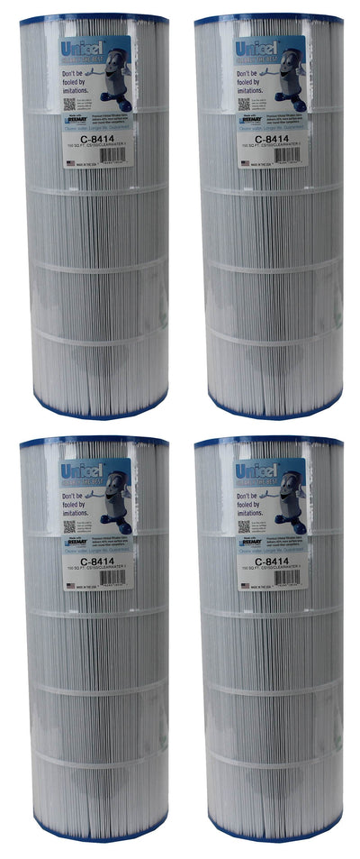 Unicel C-8414 Pool Replacement Cartridge Filters 150 Sq Ft Clearwater II (4Pack) - VMInnovations