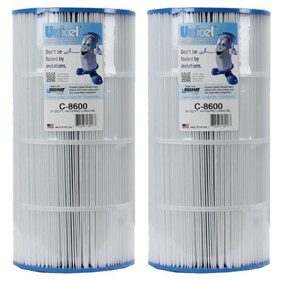Unicel C-8600 Filter Cartridges Hayward Star Clear II C1500 CX800RE PA80 (2Pack)