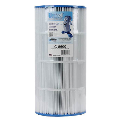 Unicel C-8600 Replacement 75 Sq Ft Pool Spa Filter Cartridge, 153 Pleats, 2 Pack