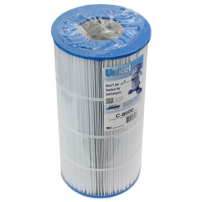 Unicel C-8600 Replacement 75 Sq Ft Pool Spa Filter Cartridge, 153 Pleats, 2 Pack