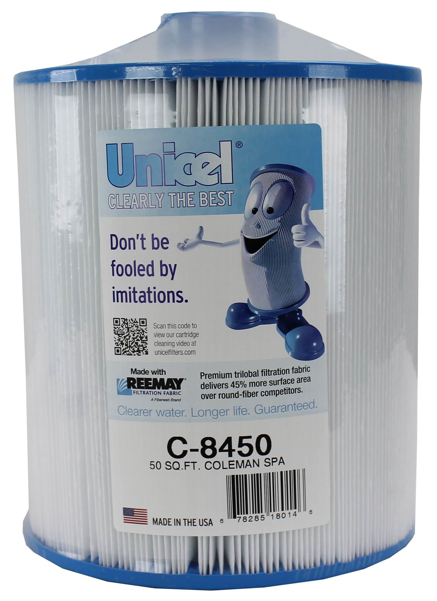 2) Unicel C-8450 Spa Replacement Cartridge Filters 50 Sq Ft Coleman/Maax PCS50N