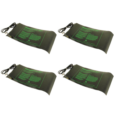 (4) Hydroponic 19006 17W Seed Start Seedling Propagation Heat Mats |8.87 x 19.5"