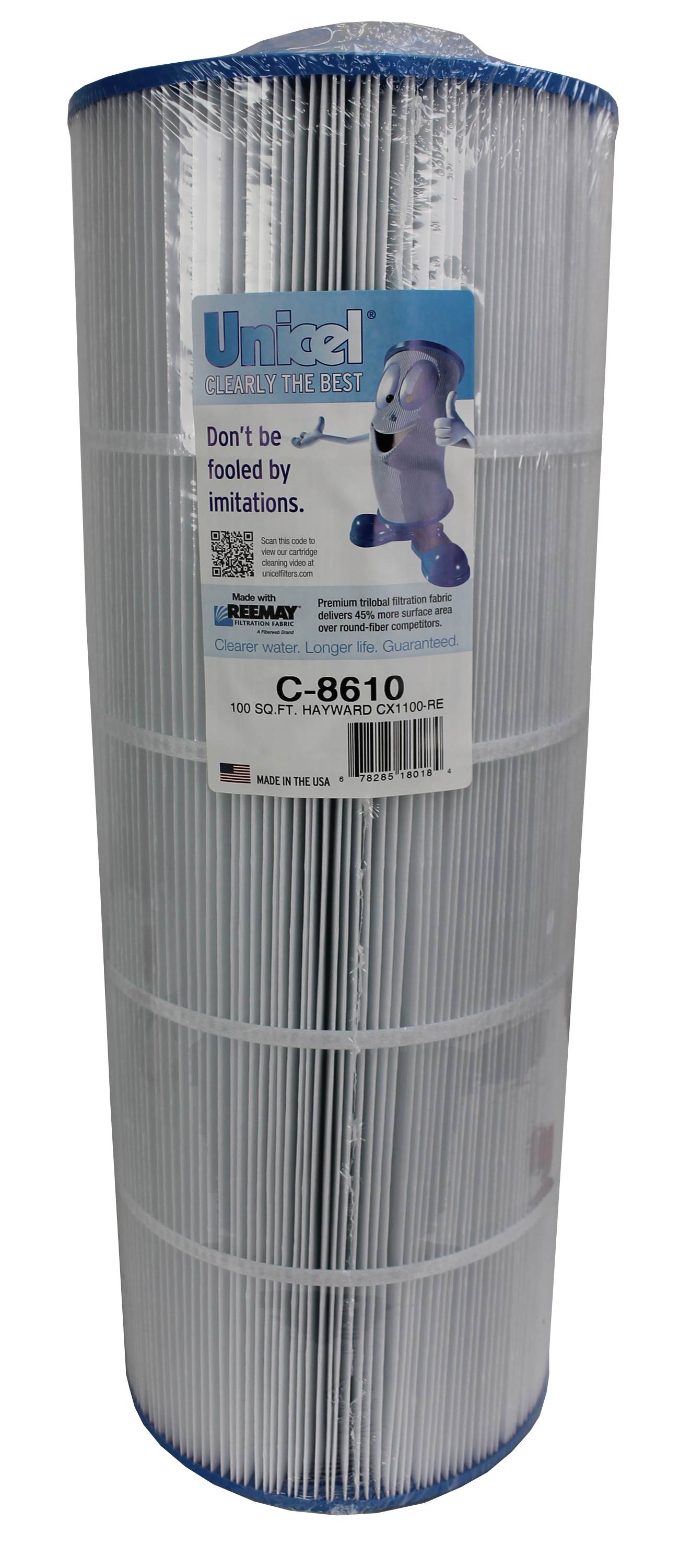 4) Unicel C-8610 Hayward Star Clear II CX1100 Filter Cartridges PA100 FC-1290