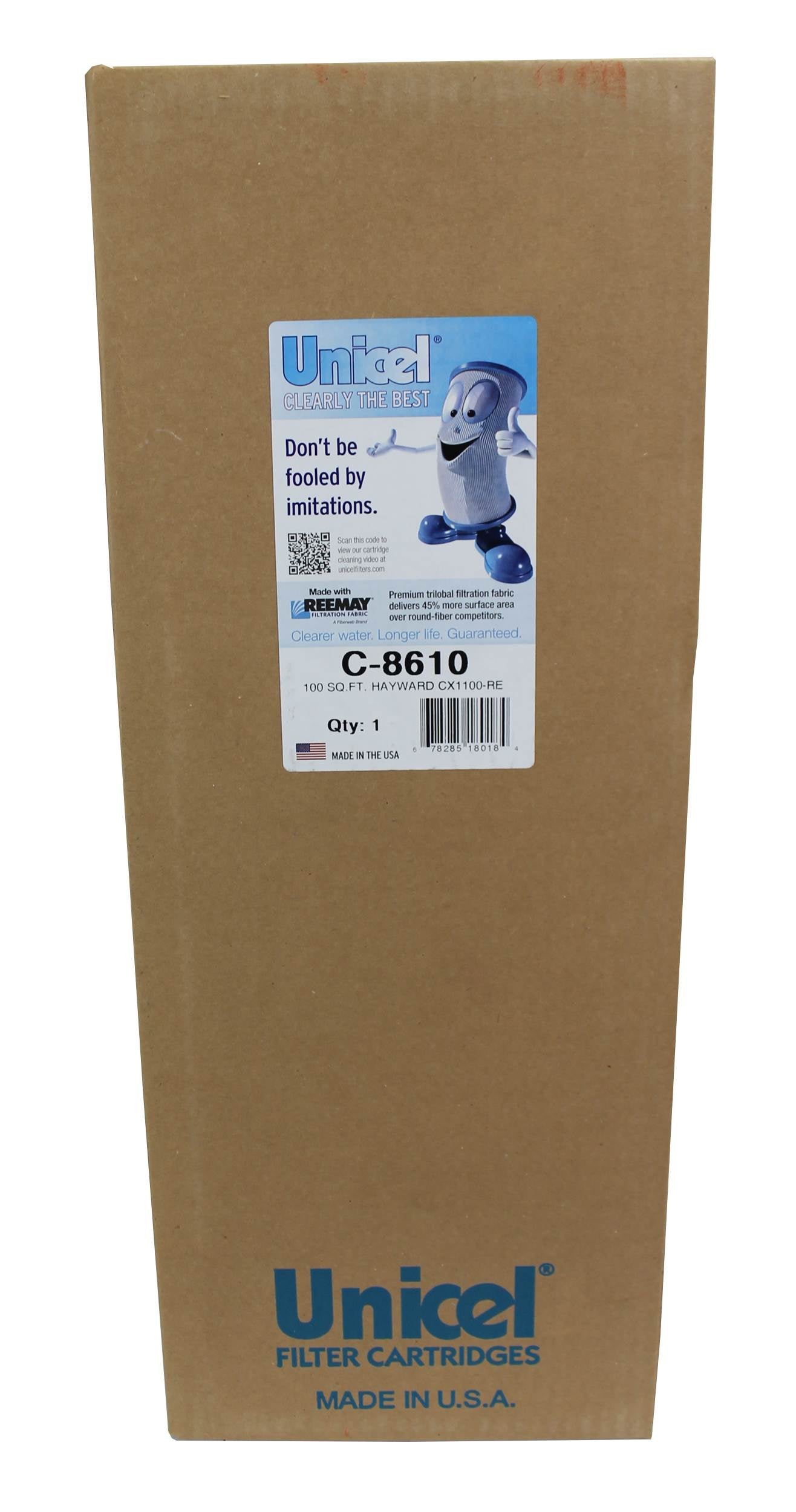 4) Unicel C-8610 Hayward Star Clear II CX1100 Filter Cartridges PA100 FC-1290
