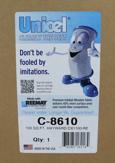 4) Unicel C-8610 Hayward Star Clear II CX1100 Filter Cartridges PA100 FC-1290