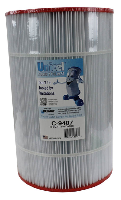 Unicel C-9407 Replacement 75 Sq Ft Pool Spa Filter Cartridge, 171 Pleats, 4 Pack