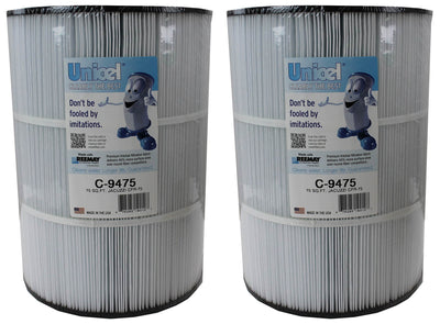 Unicel C-9475 Replacement 75 Sq Ft Pool Filter Cartridge, 193 Pleats, 2 Pack - VMInnovations