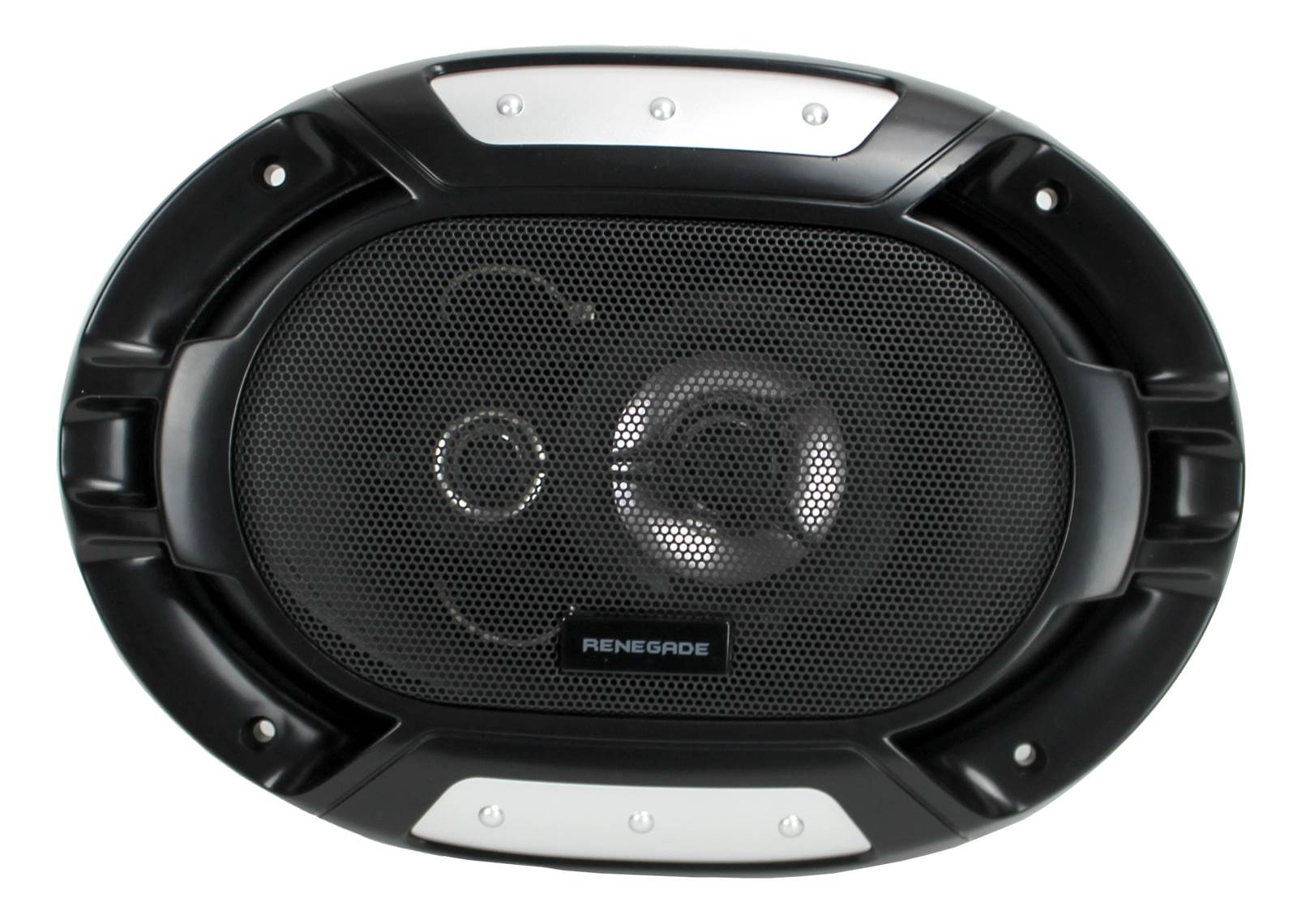 2) Renegade RX693 6x9" 300W Car Speakers + 2) QTW6X9 Angled 6x9" Speaker Box