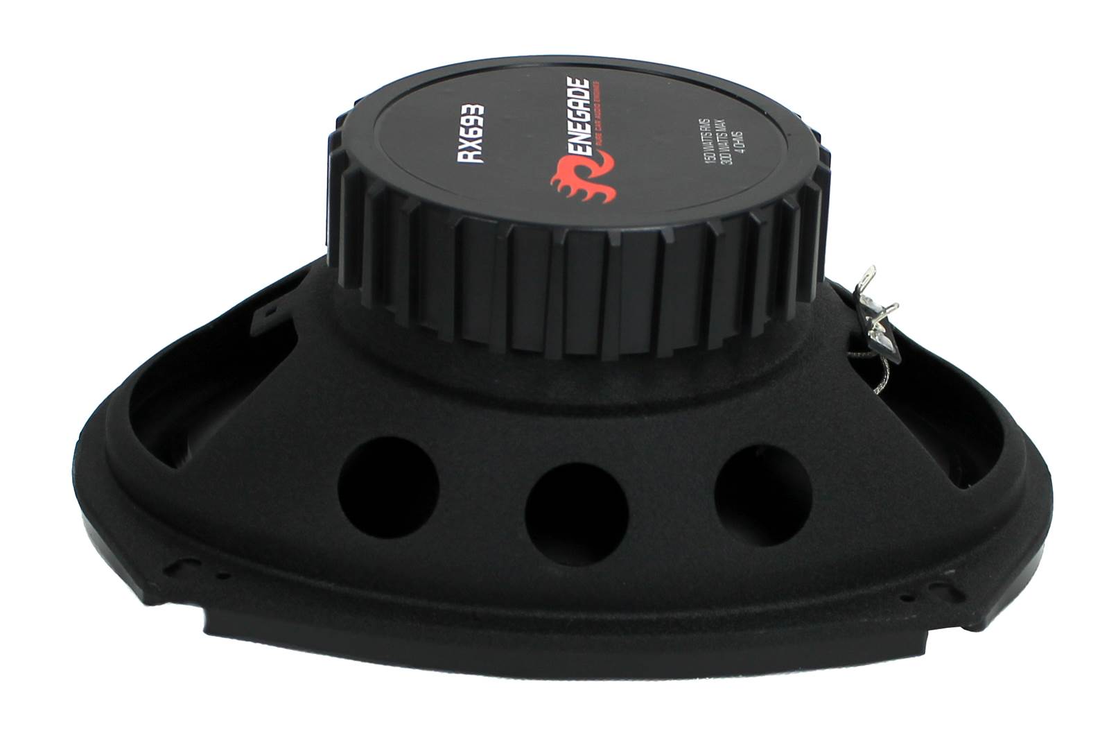 2) Renegade RX693 6x9" 300W Car Speakers + 2) QTW6X9 Angled 6x9" Speaker Box