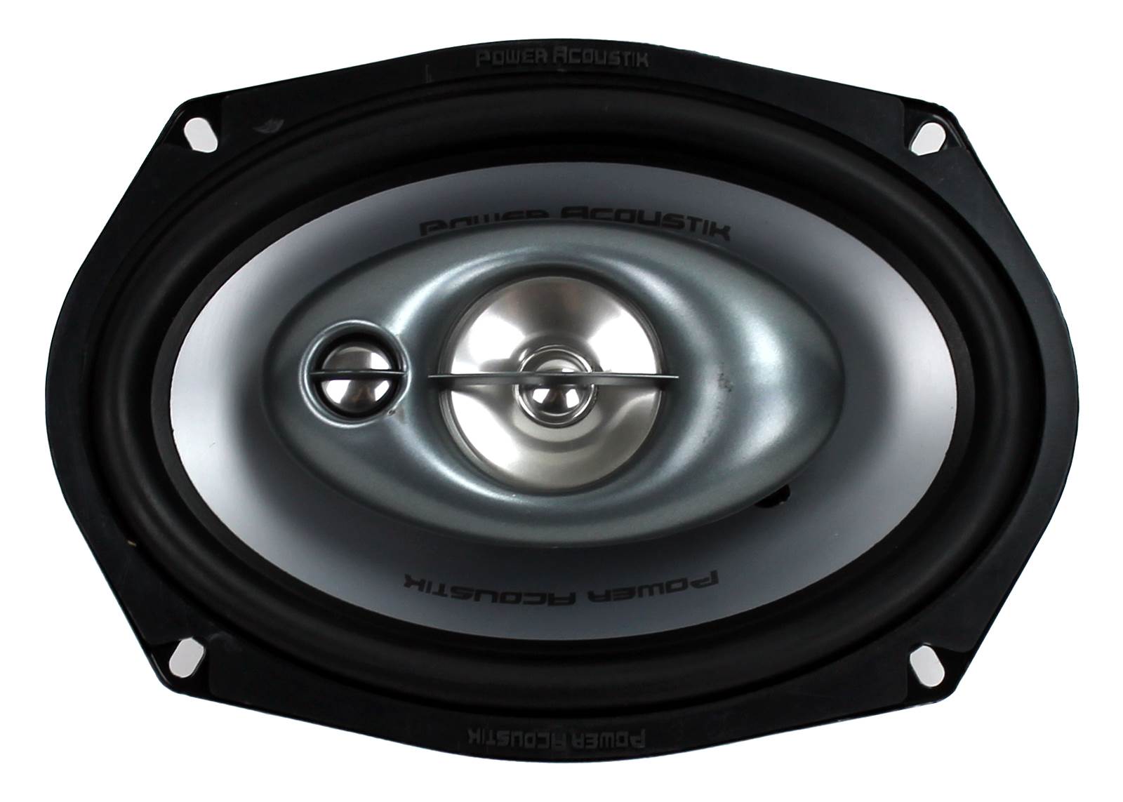 2) Power Acoustik 6x9" 360W Car Speakers + 2) Angled 6x9" Speaker Box (Open Box)
