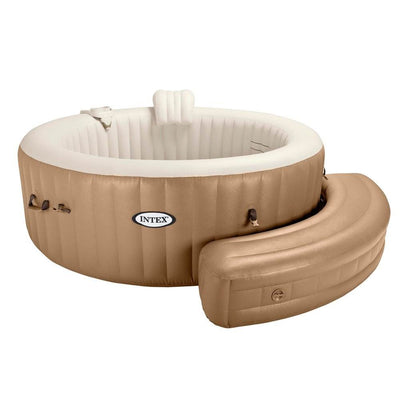 Intex Pure Spa 4-Person Inflatable Portable Hot Tub Ultimate Bundle Package