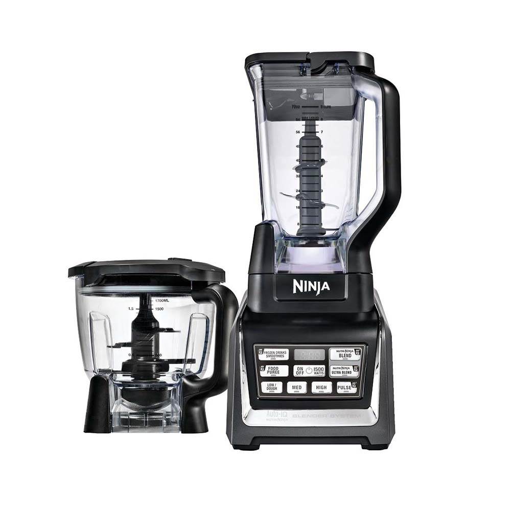 Ninja Mega Kitchen System Blender + Nutri Ninjas & Bowl (Refurbished) | BL771-RB