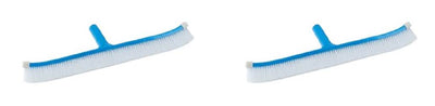 2) NEW Pentair R111386 912VL 18" Curved Brush Molded Back End Cap Nylon Bristles