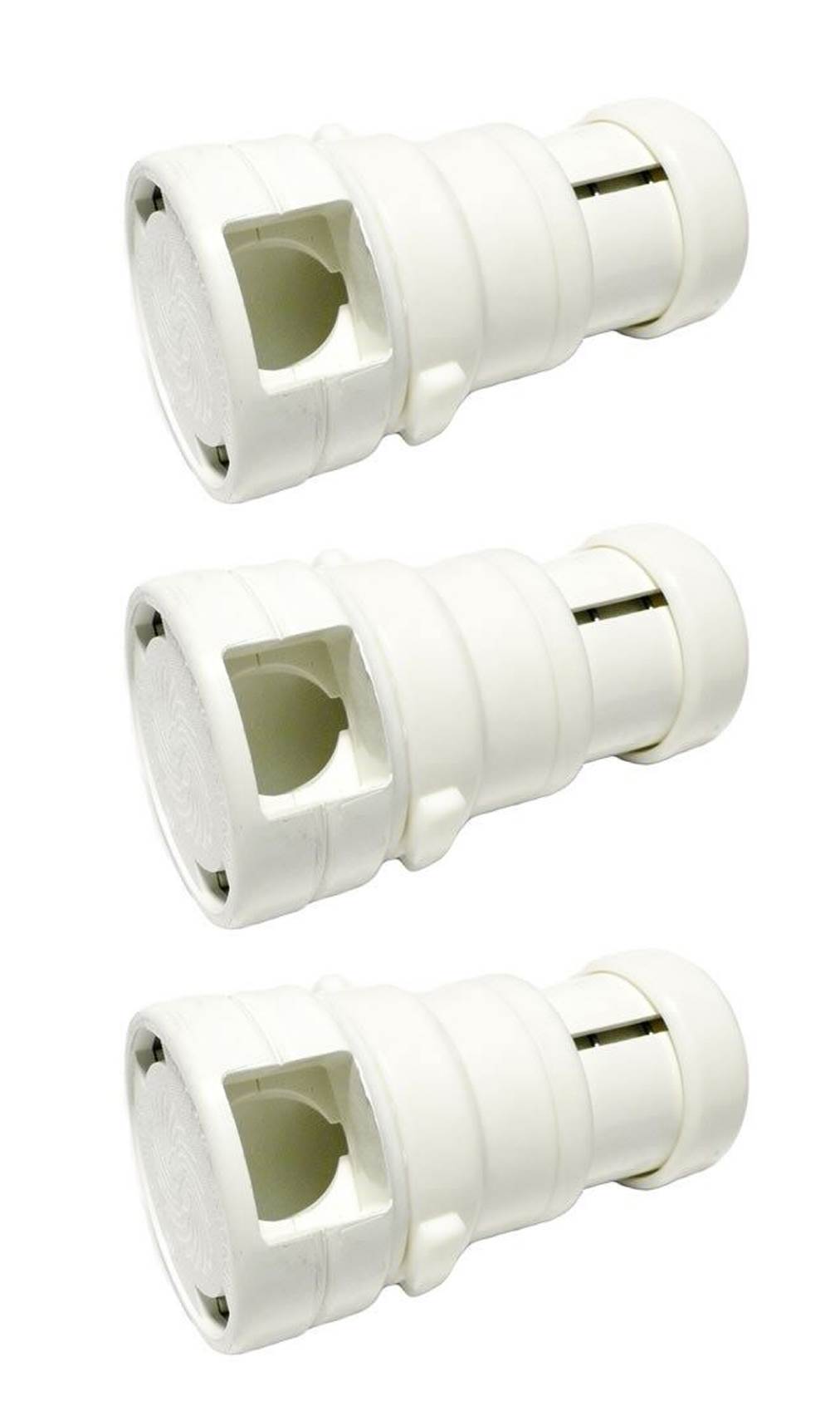 3) NEW Polaris Caretaker 99 Pool In Floor Pop Up Heads High Flow Swim CSI White