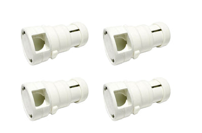 4) NEW Polaris Caretaker 99 Pool In Floor Pop Up Heads High Flow Swim CSI White